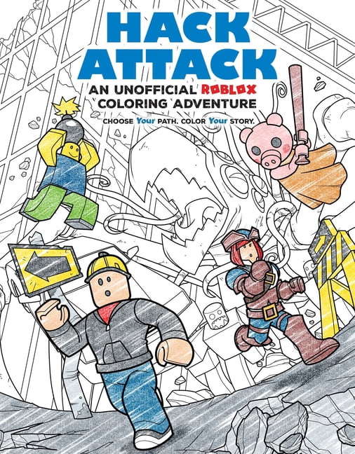 Hack Coloring Coloring Adventures Hack Attack: An Unofficial Roblox Coloring ...