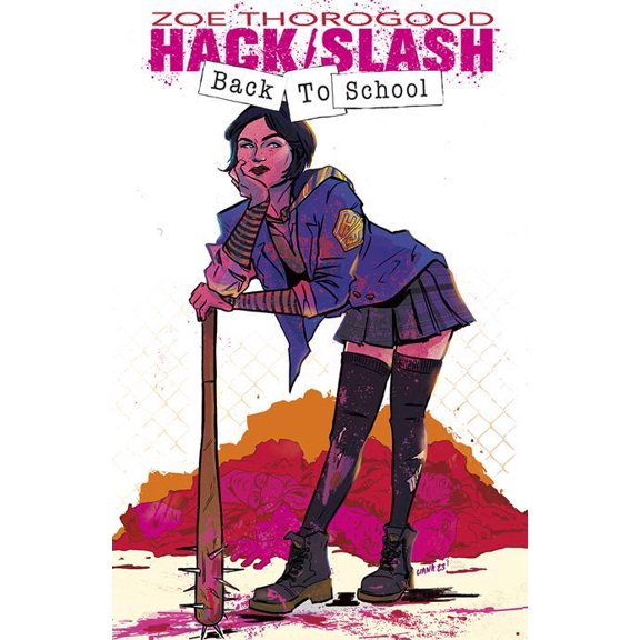 Hack Slash Back To School #4 (of 4)  Cvr B Liana Kangas Var Image Comics Comic Book