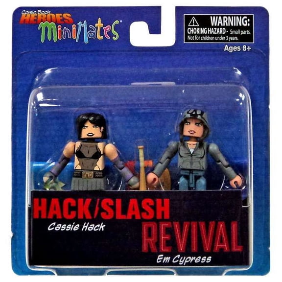 Hack / Slash Revival Minimates Cassie Hack & Em Cypress Minifigure 2-Pack