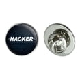 thumbnail image 1 of Hacker Binary Code Geek Nerd Metal 0.75" Lapel Hat Pin Tie Tack Pinback, 1 of 4