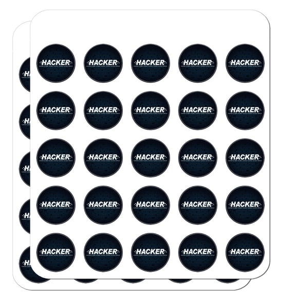 Hacker Binary Code Geek Nerd Planner Calendar Scrapbooking Crafting Stickers