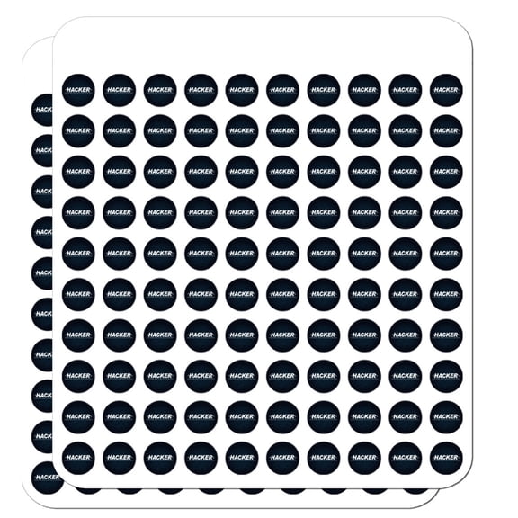 Hacker Binary Code Geek Nerd Planner Calendar Scrapbooking Crafting Stickers