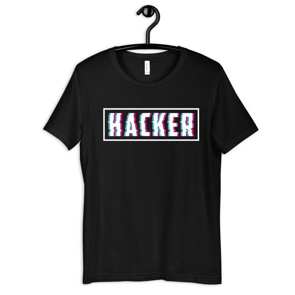 Hacker Cybersecurity Coding Computer Nerd Geek Graphic Novelty T Shirt,for unisex up to size 5XL