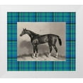 thumbnail image 1 of Hacker, E. 30x26 White Modern Wood Framed Museum Art Print Titled - Equestrian Plaid IV, 1 of 4