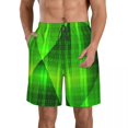 thumbnail image 1 of Hacker Era Pattern Quick Dry Swimming Shorts For Men Swimwear Swimsuit Swim Trunk Bathing Beach Wear, 1 of 6