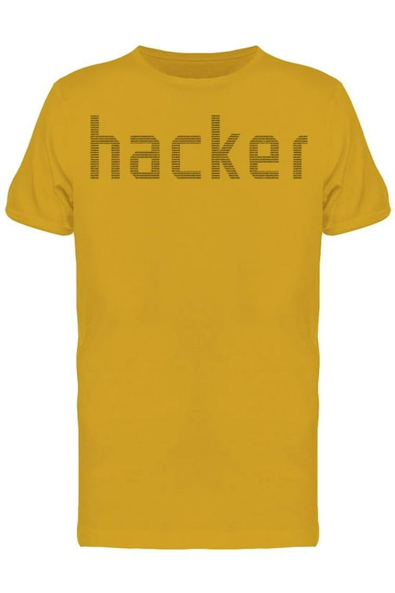 Hacker Graphic T-Shirt Men -Image by Shutterstock, Male Large