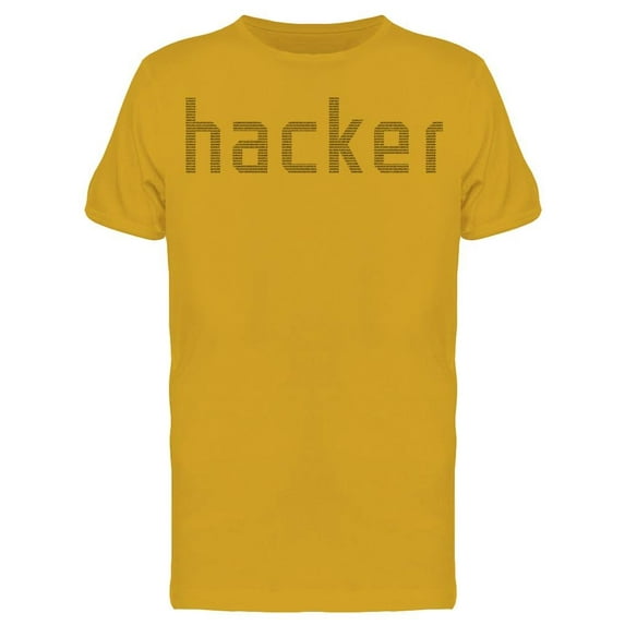 Hacker Graphic T-Shirt Men -Image by Shutterstock, Male x-Large