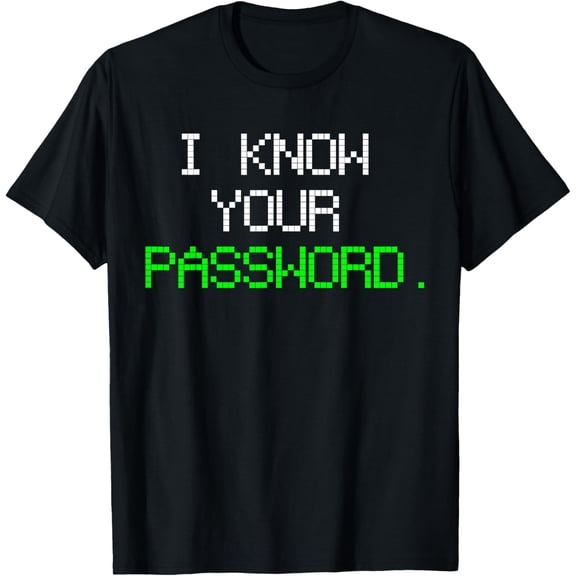 Hacker Hacking Hacktivist Password T-Shirt
