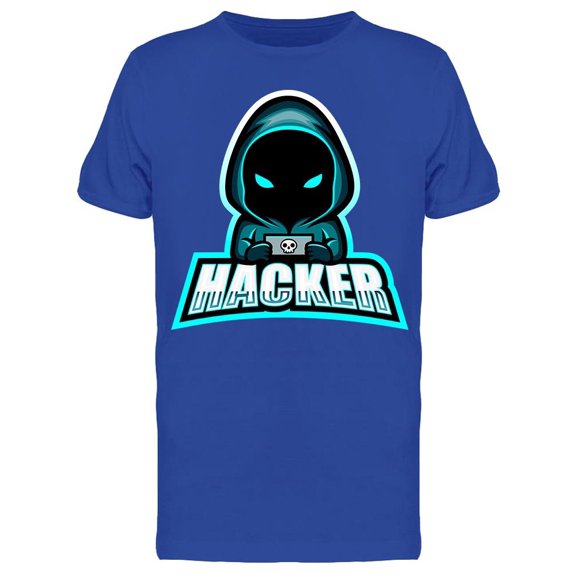 Hacker Mascot T-Shirt Men -Image by Shutterstock, Male Large