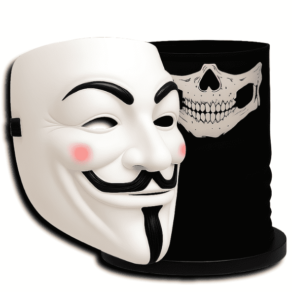 Hacker Masks Costume Set Inspired by Spy Ninjas Project Zorgo PZ9 Mask Set
