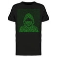 thumbnail image 1 of Hacker On Binary Code T-Shirt Men -Image by Shutterstock, Male Medium, 1 of 2