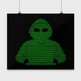 thumbnail image 1 of Hacker Poster - 13x13 - Wall Decor for Tech Enthusiasts Gift, 1 of 1