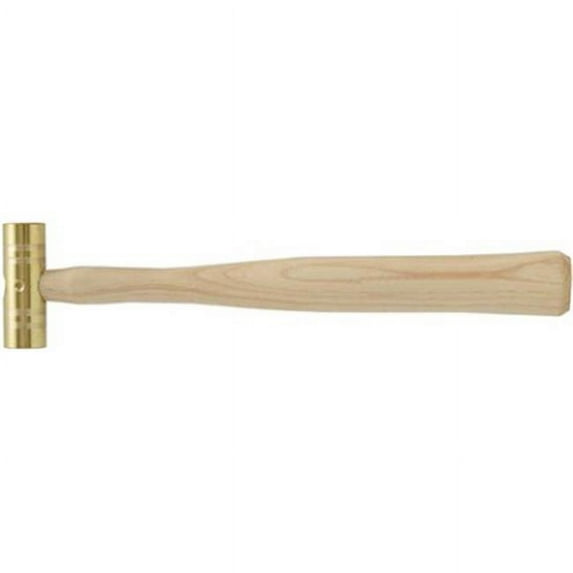 Hackett Brass 2BH 2 lbs Brass Hammer with Wood Handle