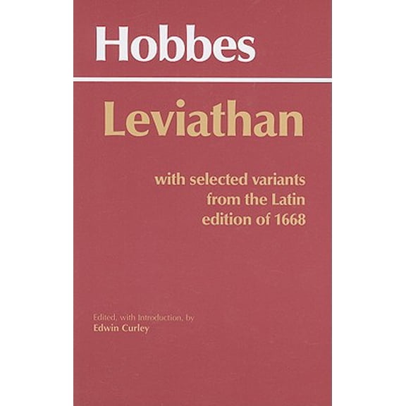 Pre-Owned Leviathan: With Selected Variants from the Latin Edition of 1668 (Paperback) 0872201775 9780872201774