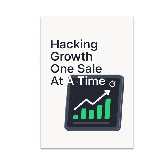 Hacking Growth One Sale At A Time - E-commerce Enthusiast - 13x19 Poster Print