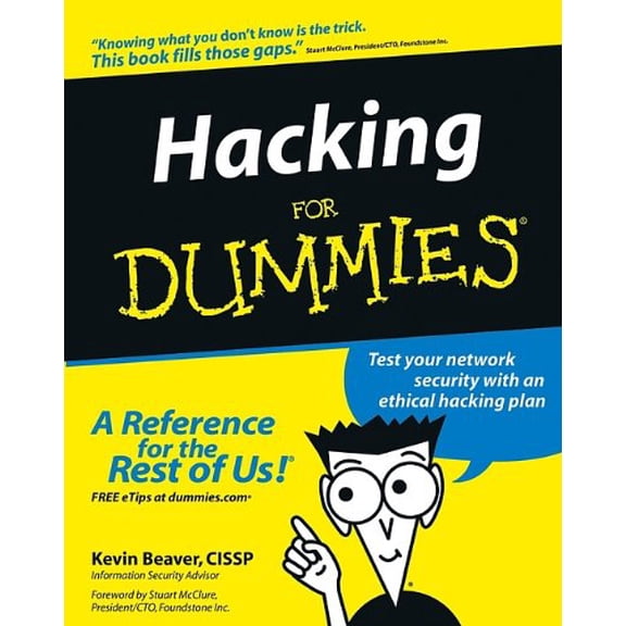 Pre-Owned Hacking For Dummies by Kevin Beaver (Paperback), COMPUTERS / Security / General, English