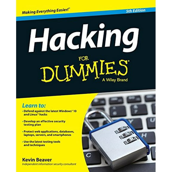 Pre-Owned Hacking for Dummies (For Dummies (Computer/tech)) (Paperback) 1119154685 9781119154686