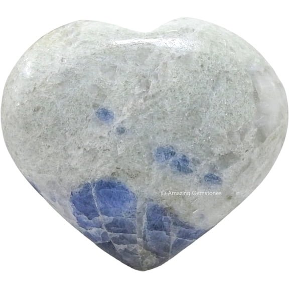 Hackmanite Crystal Heart
