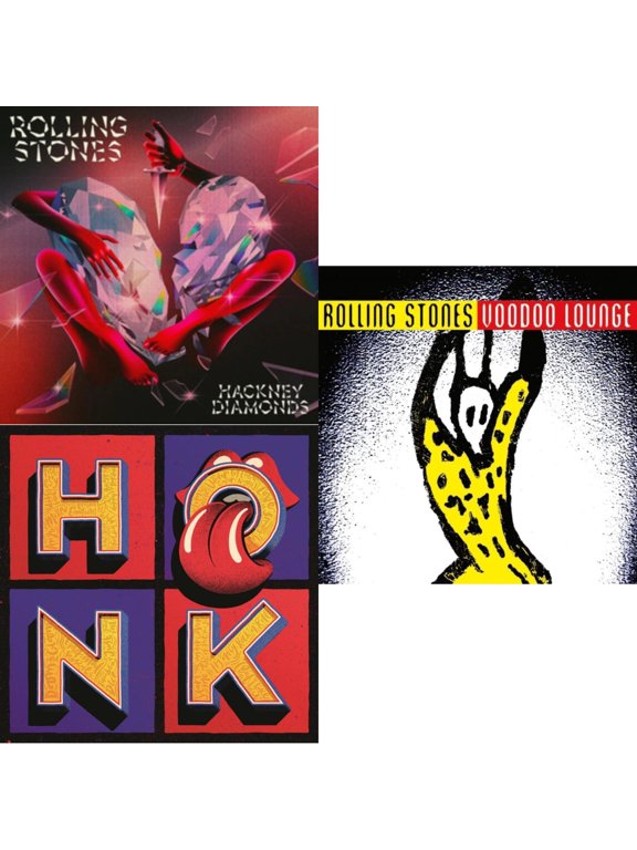 Hackney Diamonds & Voodoo Lounge (30Th Anniversary) (Red/Yellow Vinyl/2LP) & Honk (Translucent Red Vinyl/2LP)