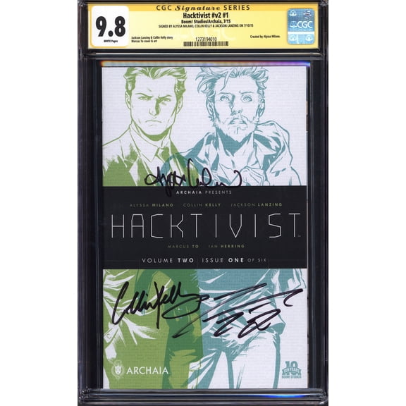 Hacktivist #1 - CGC 9.8 Comic Book