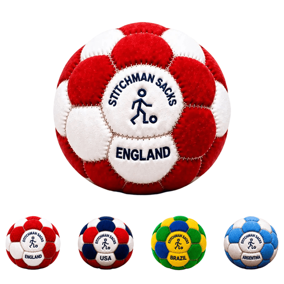 Hacky Footbag for Adults, Professional Sand Filled Hacky Ball for Agility Training and Juggling - 2026 Foot Bags World Soccer Cup Coordination for Outdoor Foot Sports
