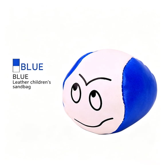 Hacky Sack Balls,5 Pack Kids Bags Leather Funny Expression Soft Sandbags