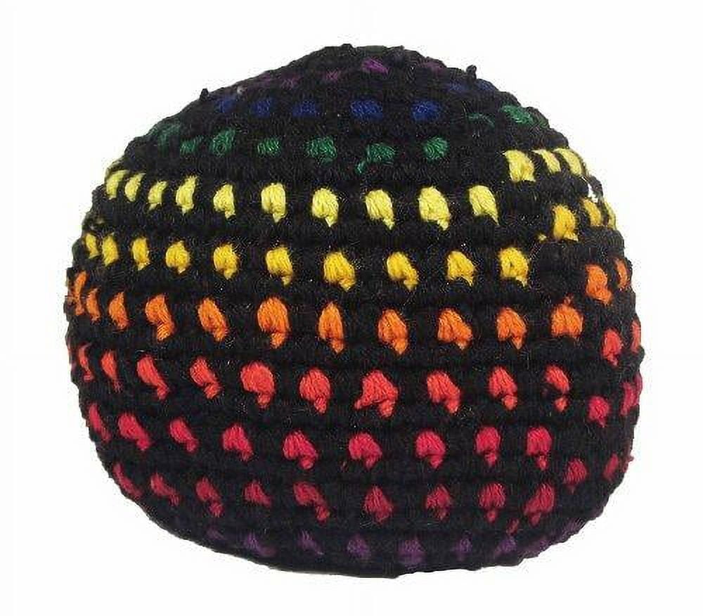 Hacky Sack Dots on Black
