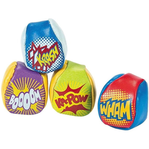 Hacky Sack Footbag Action Kickball [1 RANDOM Hacy Sack]