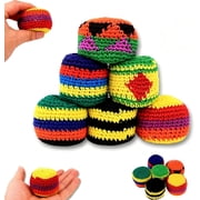 Footbag, Thread Filled Dirt Bag, Professional Knitted Footbags