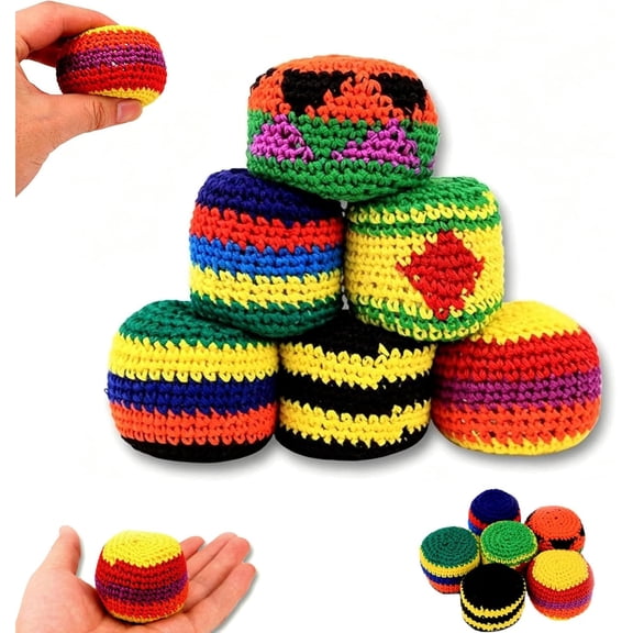 Hacky Sack Footbag, Thread Filled Hacky Sack Dirt Bag, Professional Knitted Footbags