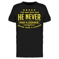 thumbnail image 1 of Had A Chance Tee Men's -Image by Shutterstock Men's T-shirt, 1 of 2