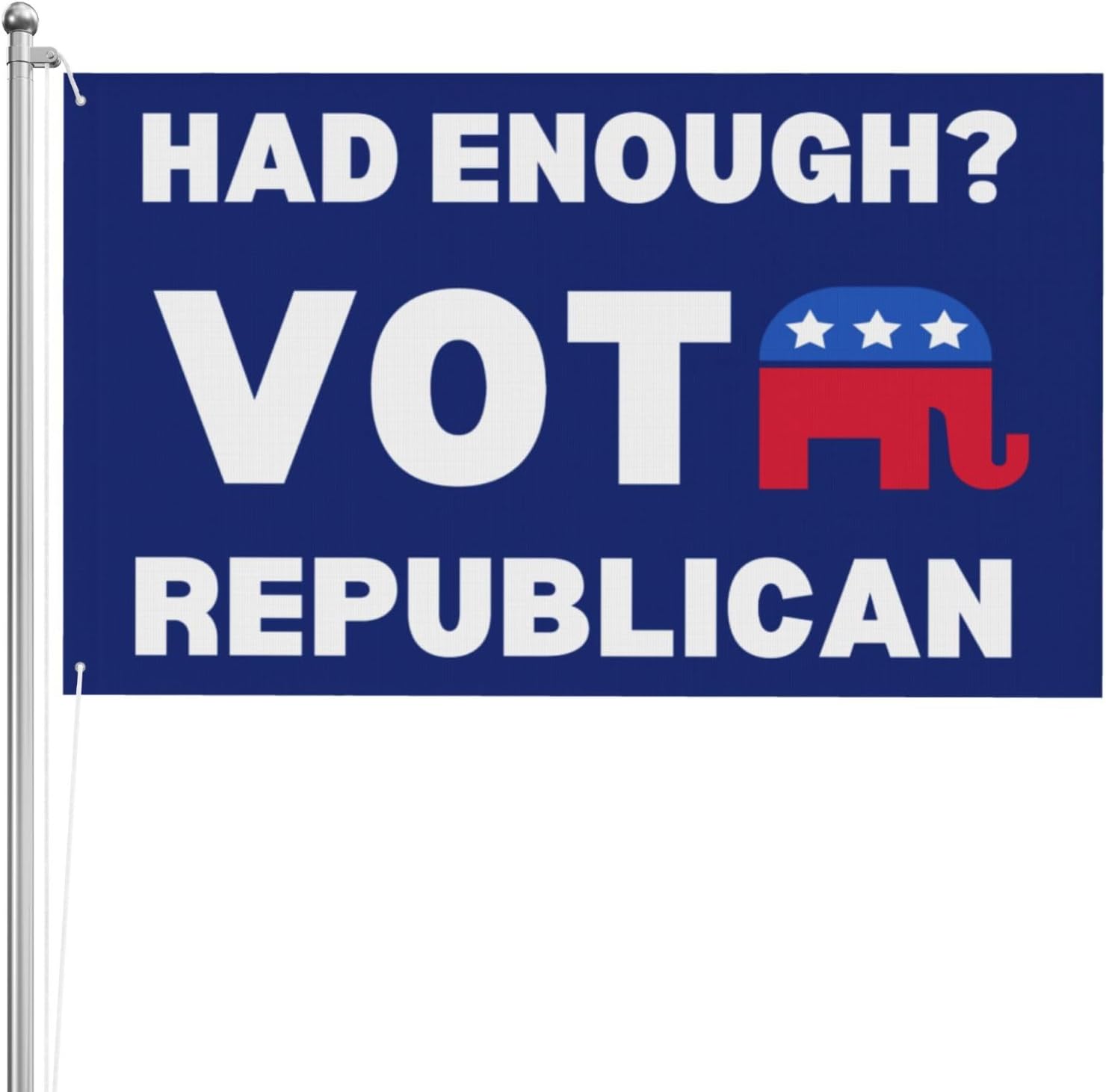 Had Enough Vote Trump Flag Vote Republican 2024 Election 3x5 Flag 3 Ply