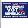 Had Enough Vote Trump Flag Vote Republican 2024 Election 3x5 Flag 3 Ply