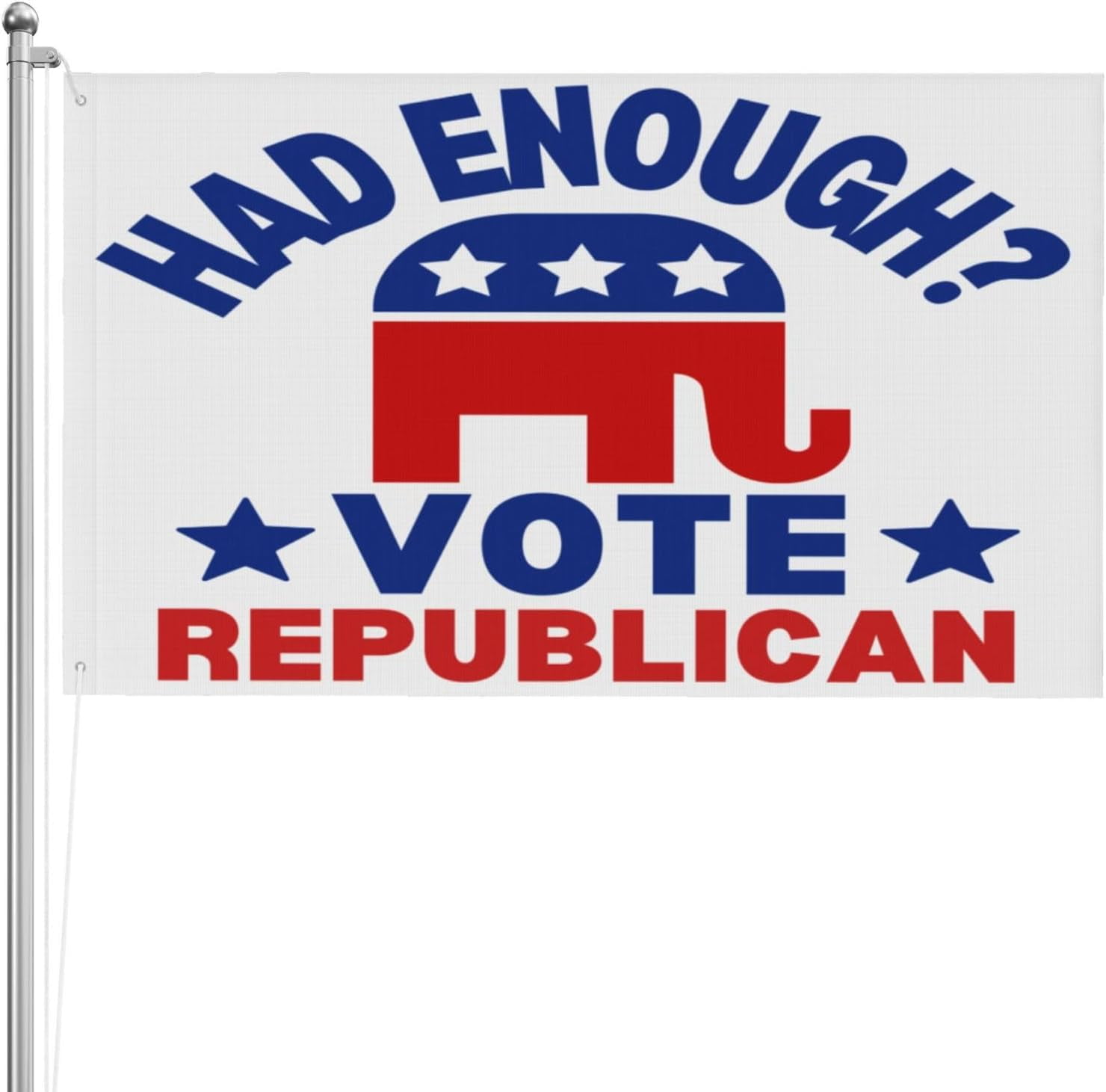 Had Enough Vote Trump Flag Vote Republican 2024 Election 3x5 Flag 3 Ply