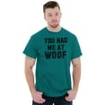 thumbnail image 1 of Had Me At Woof Pet Owner Cute Puppy Men's Graphic T Shirt Tees Brisco Brands 3X, 1 of 6