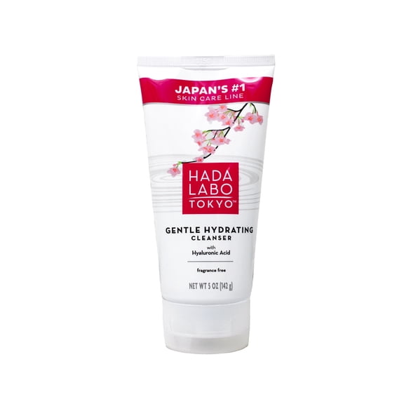 Hada Labo Tokyo Gentle Hydrating Facial Wash Cleanser 5 Oz with Hyaluronic Acid