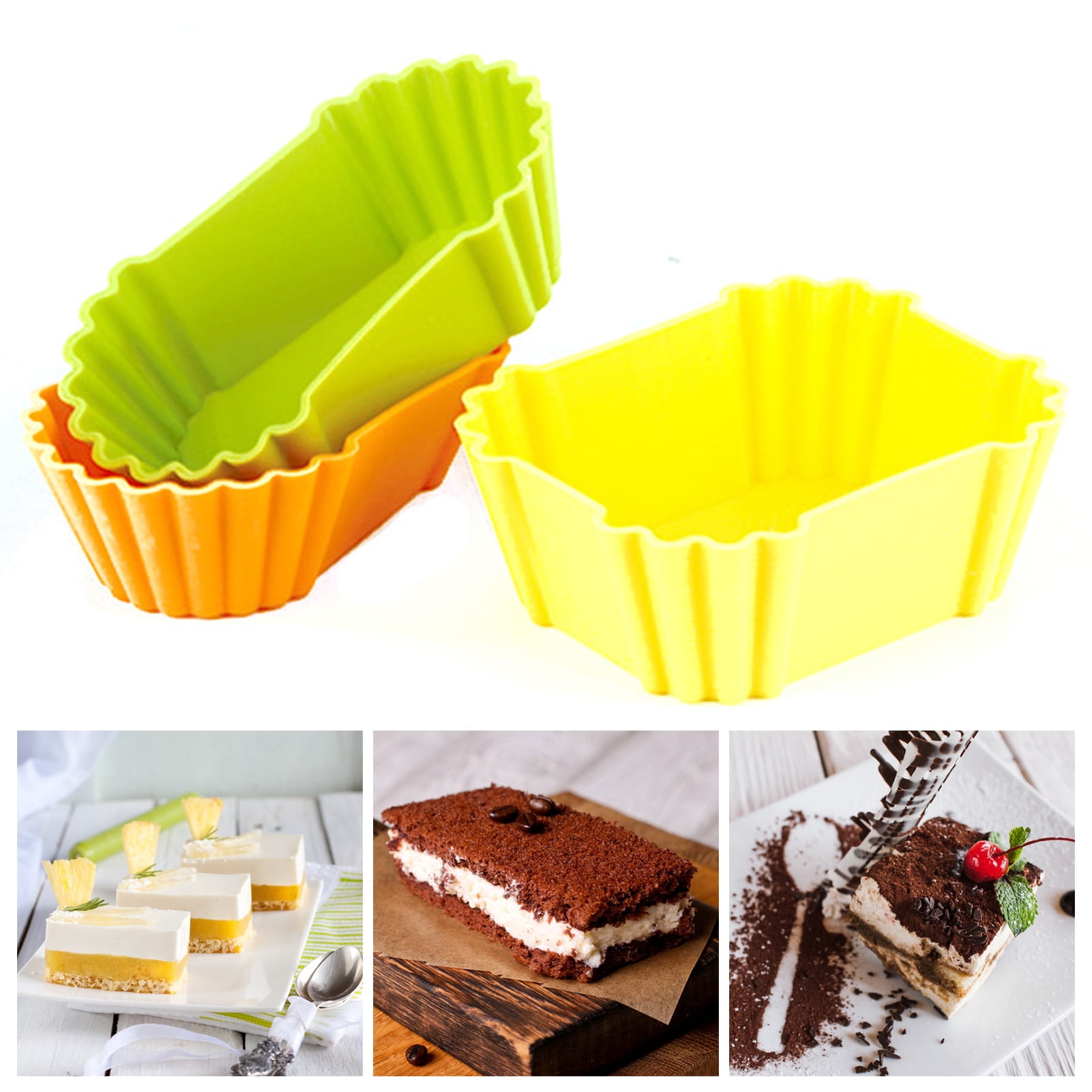 Hadanceo 3Pcs Silicone Vegetable Cups Food-Grade Flexible Reusable ...