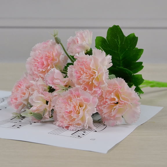 Hadanceo Artificial Plant Nice-looking  Carnation Flower Bouquet Fake Plant Eco-Friendly Fancy for Girlfriend