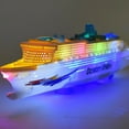 thumbnail image 1 of Hadanceo Electric Ocean Liner Cruise Ship Toy Flashing Musical Kids Educational Model, 1 of 7