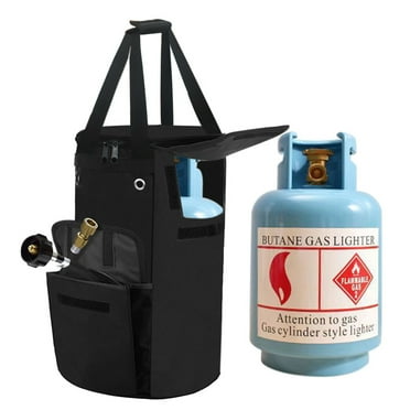 Hadanceo Propane Tank Bag Foldable  Double Zipper Design Storage Case Dust-proof Practical for Outdoor