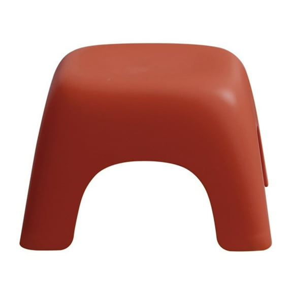 Hadanceo Small Stool with Bottom Anti-skid Pad No Sharp Corners Ergonomic Design Kids Portable Anti-slip Sitting Stool