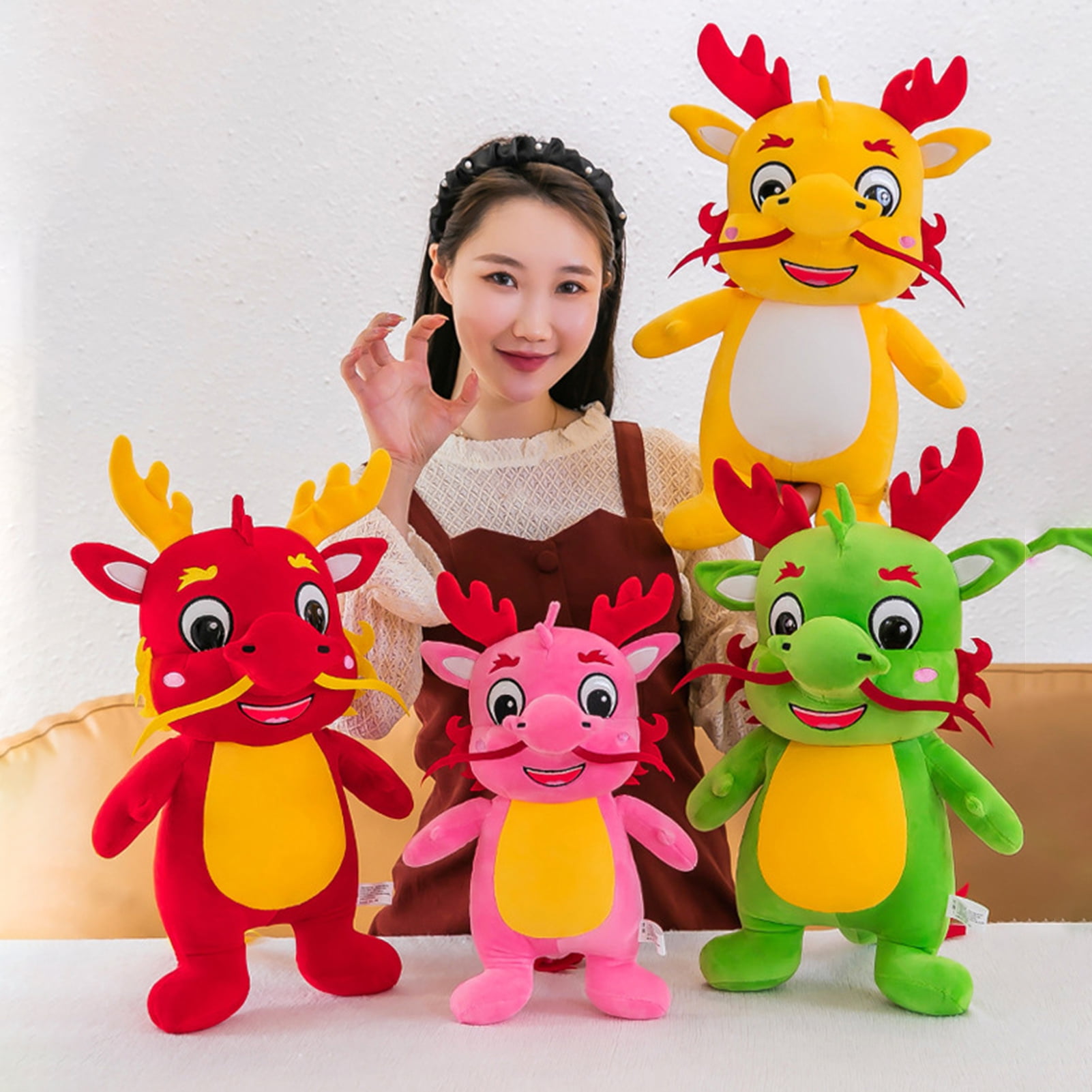 Hadanceo Stuffed Doll Toy Fully Filled Adorable Appearance Vivid Facial ...