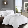 thumbnail image 1 of Hadassah 6 Piece Striped Comforter Set, 1 of 11