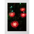 thumbnail image 1 of Haddad, Sheila 13x18 White Modern Wood Framed Museum Art Print Titled - Illuminated red roses of the Ashikaga Flower park-Japan-at night in winter, 1 of 4