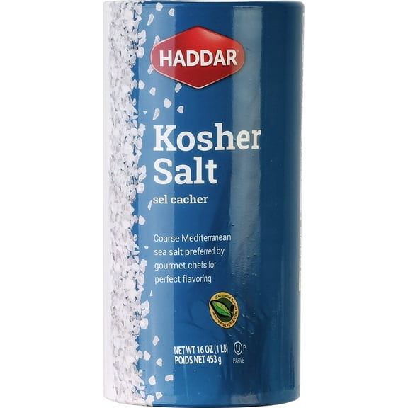 Haddar Kosher Salt, 16 oz