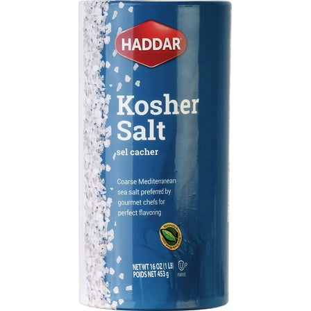 Haddar Kosher Salt, 16 oz