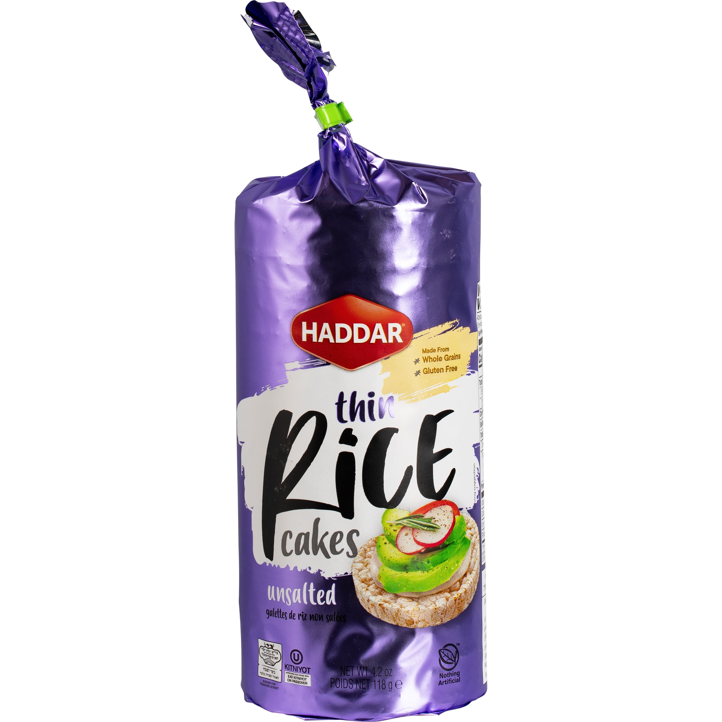 Haddar Multigrain Rice cake Unsalted, 4.2 oz - Walmart.com