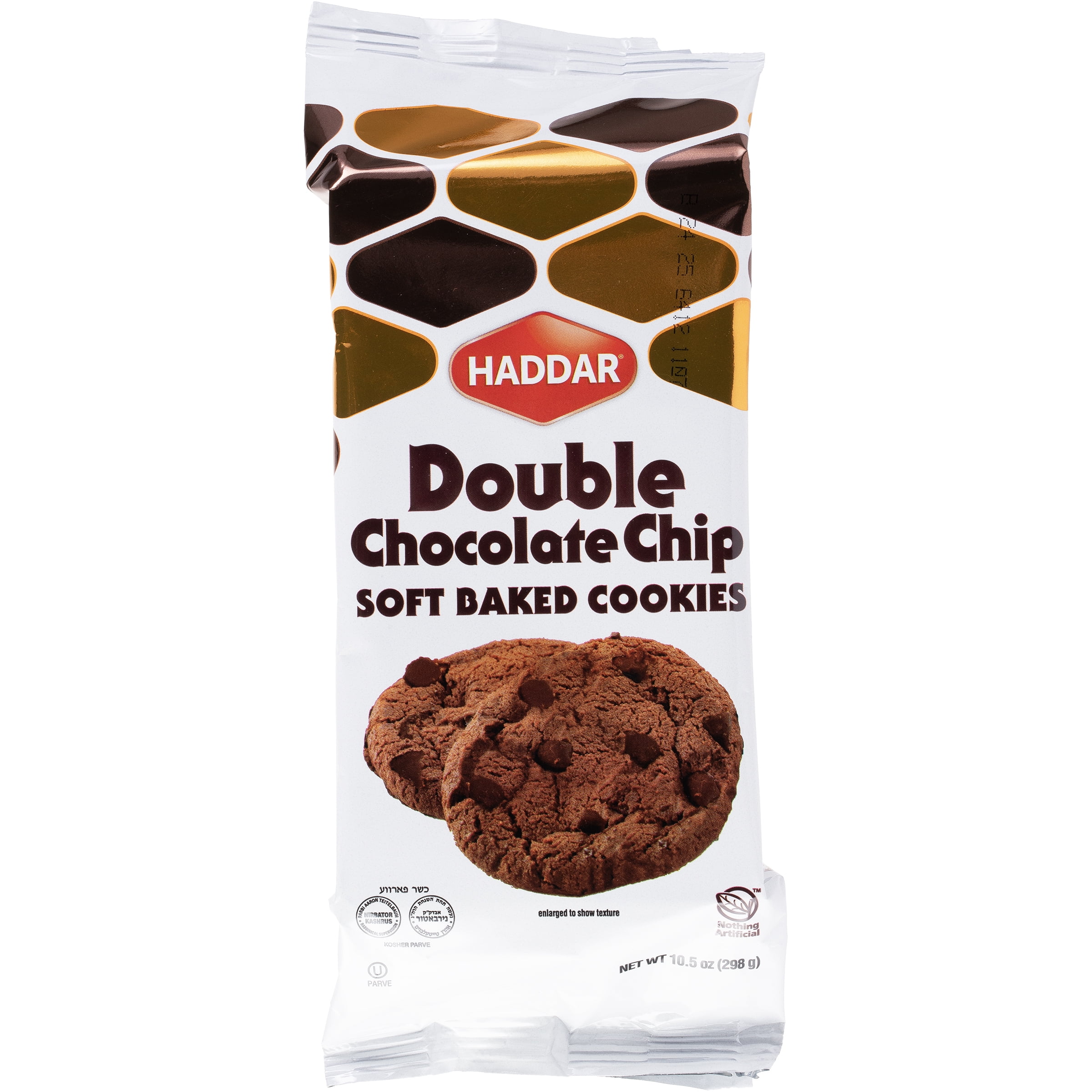 Haddar Soft Double Chocolate Chip Cookies, 10.5 oz