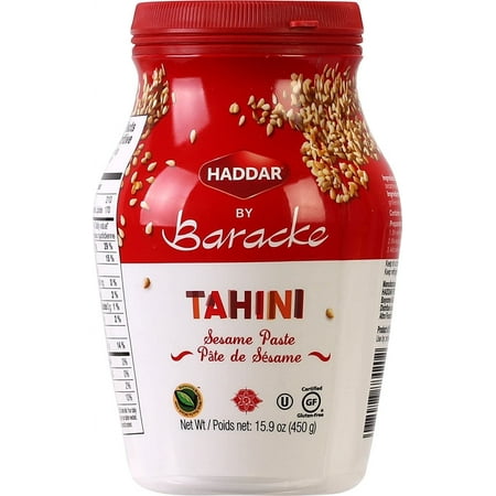 Haddar by Baracke 100% Pure Ground Sesame Tahini, 15.9 oz