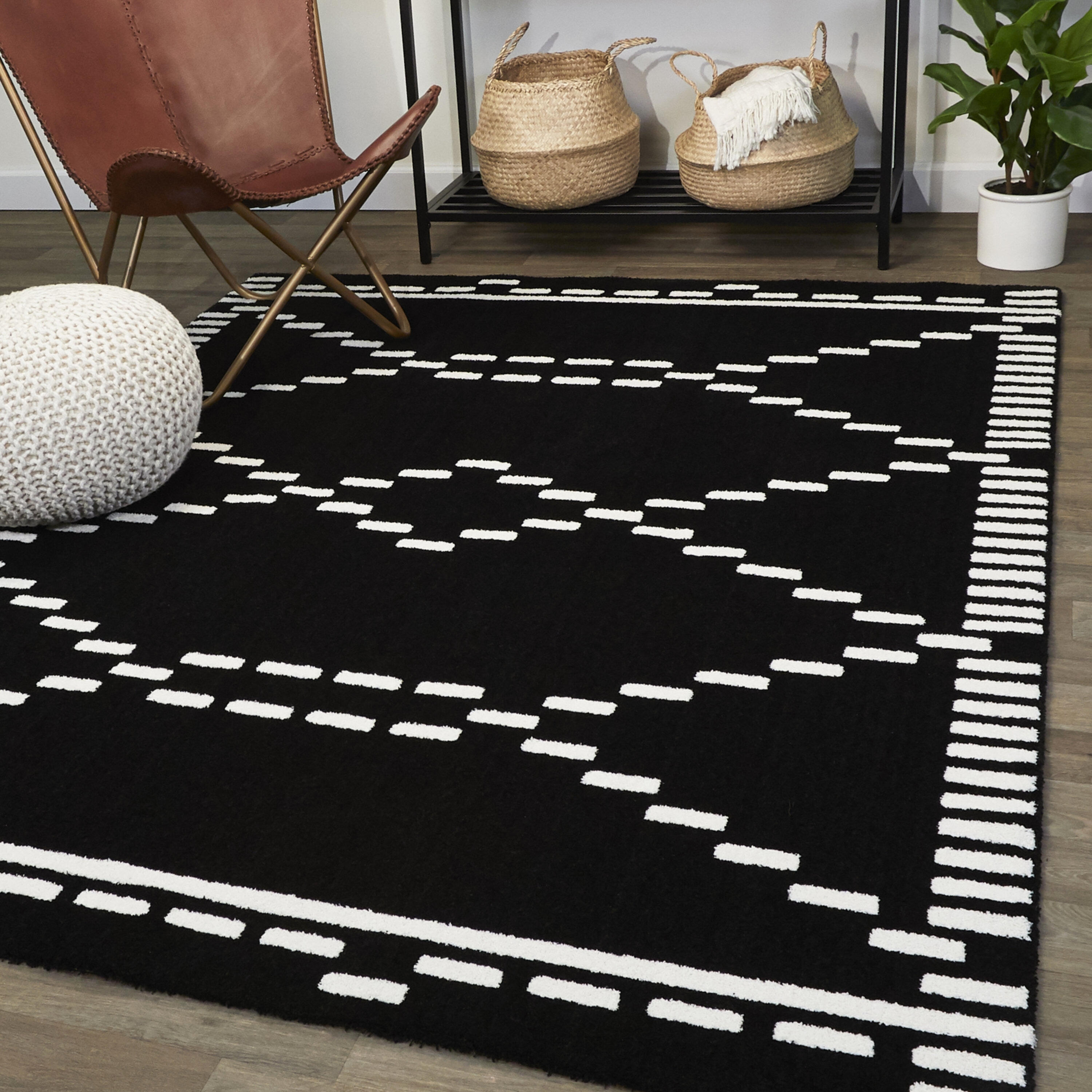 Hadden Contemporary Area Rug - Walmart Business Supplies